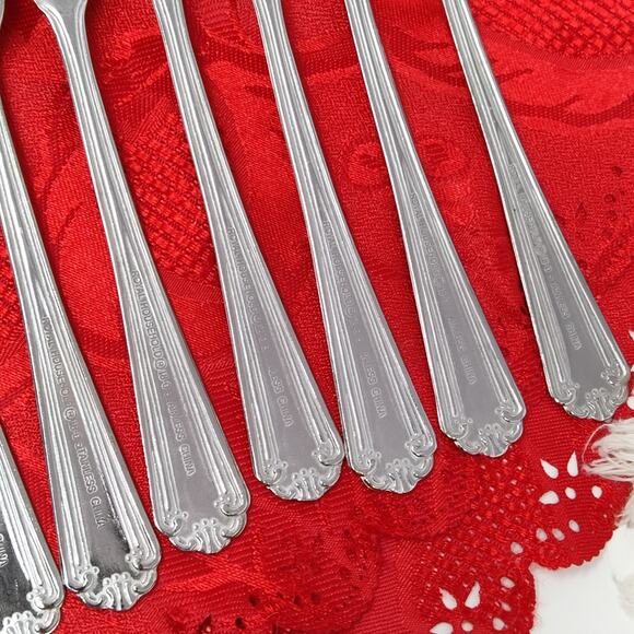 12X Royal Household Stainless 18-0 - Cocktail Seafood Shrimp Forks - Picture 13 of 14